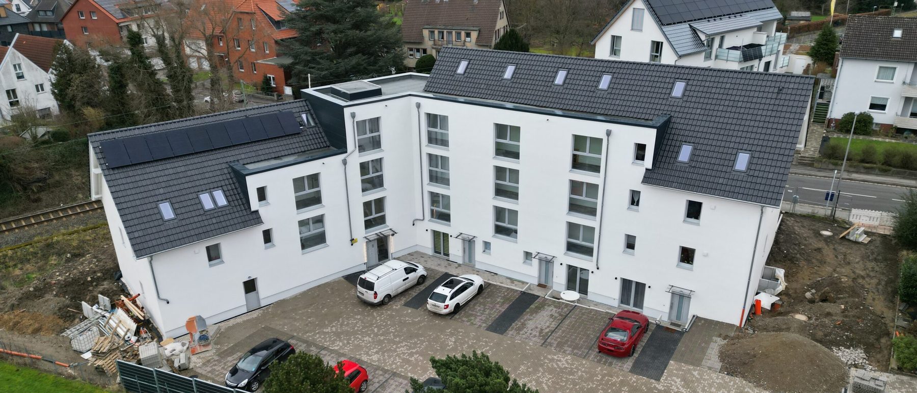 Luftaufnahme eines fertiggestellten TAURUS-Wohnprojekts in Barsinghausen